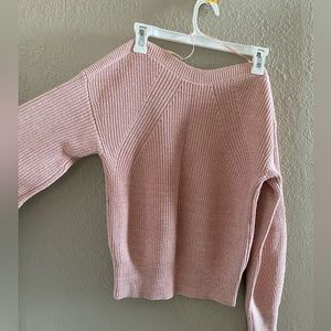 Blush pink knitted sweater - gap